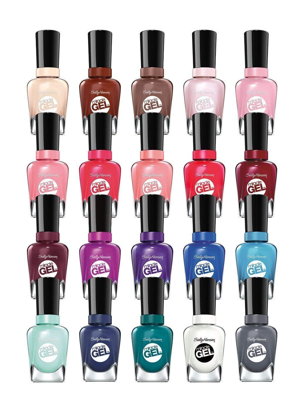 Sally Hansen Miracle Gel Random Collection Set, 6 Piece