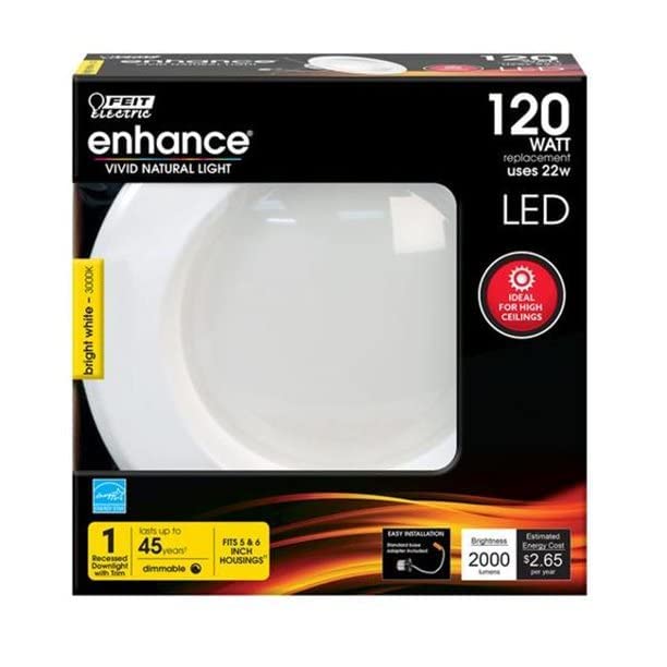 LED DWNLGHT DL 5-6" 120W