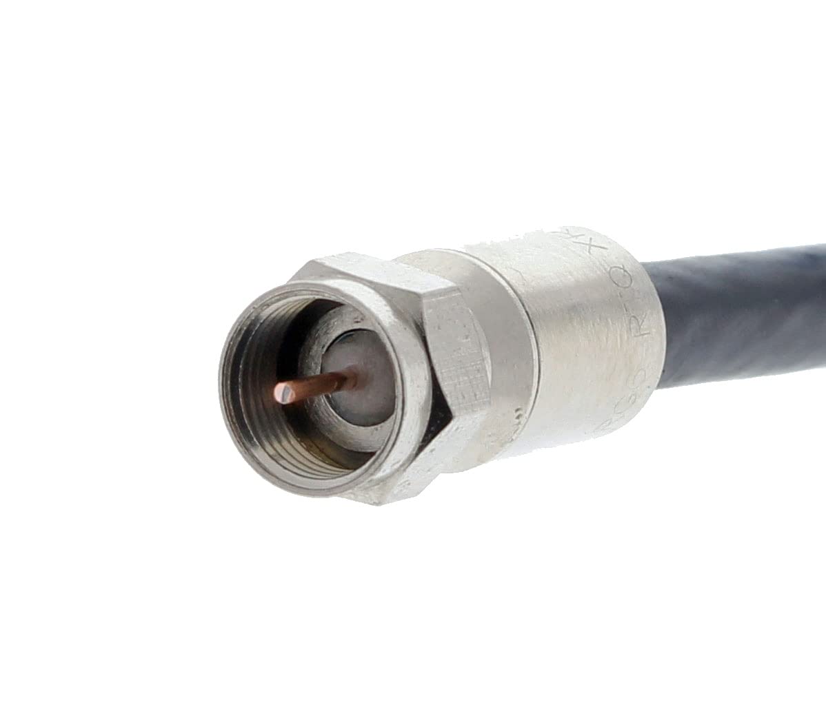 IDEAL INDUSTRIES INC. 92-650 RTQ XR RG-6 F Compression Connectors, Male F Connectors for Cable and Satellite Applications, 50 Connectors, Jar