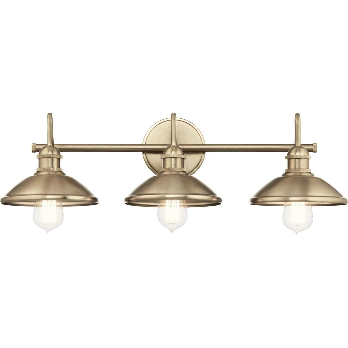 Kichler, Clyde 26.5 inch 3 Light Vanity Light in Champagne Bronze, 45945CPZ