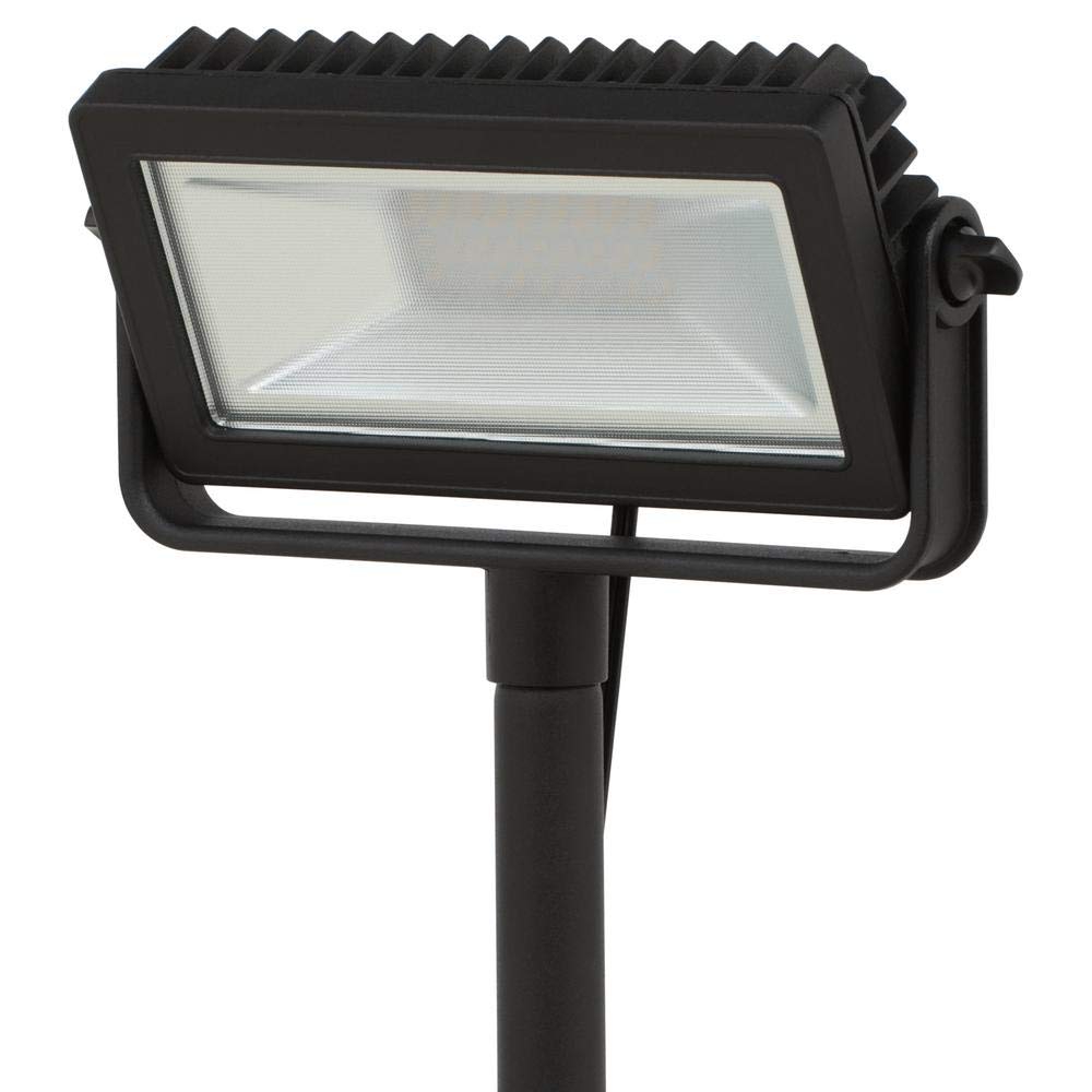 HB-101 Hampton Bay Low Voltage Black Outdoor Integrated LED Landscape Flood Light with 3 Levels of Intensity