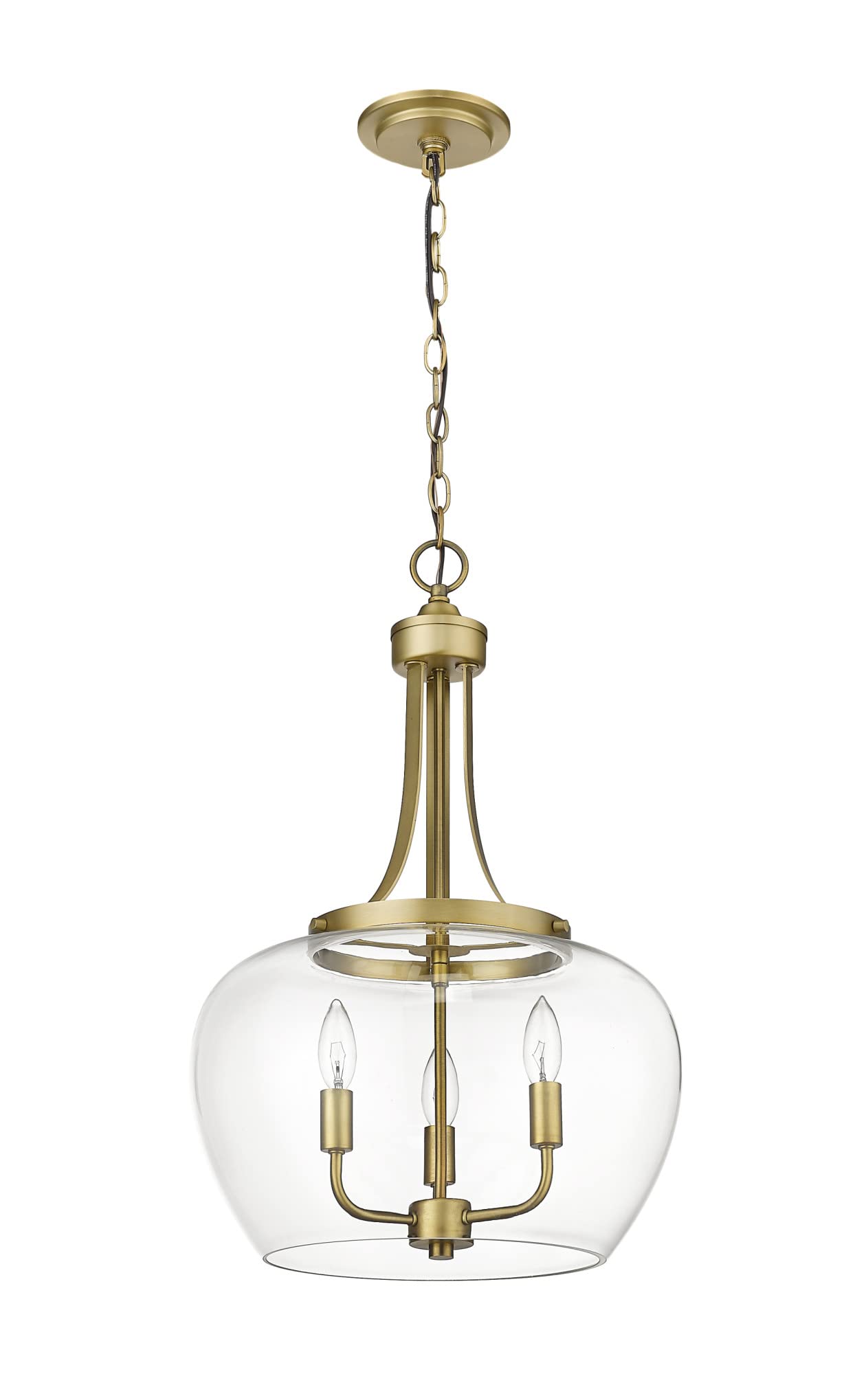 Z-Lite 3 Light Pendant 473P16-MB
