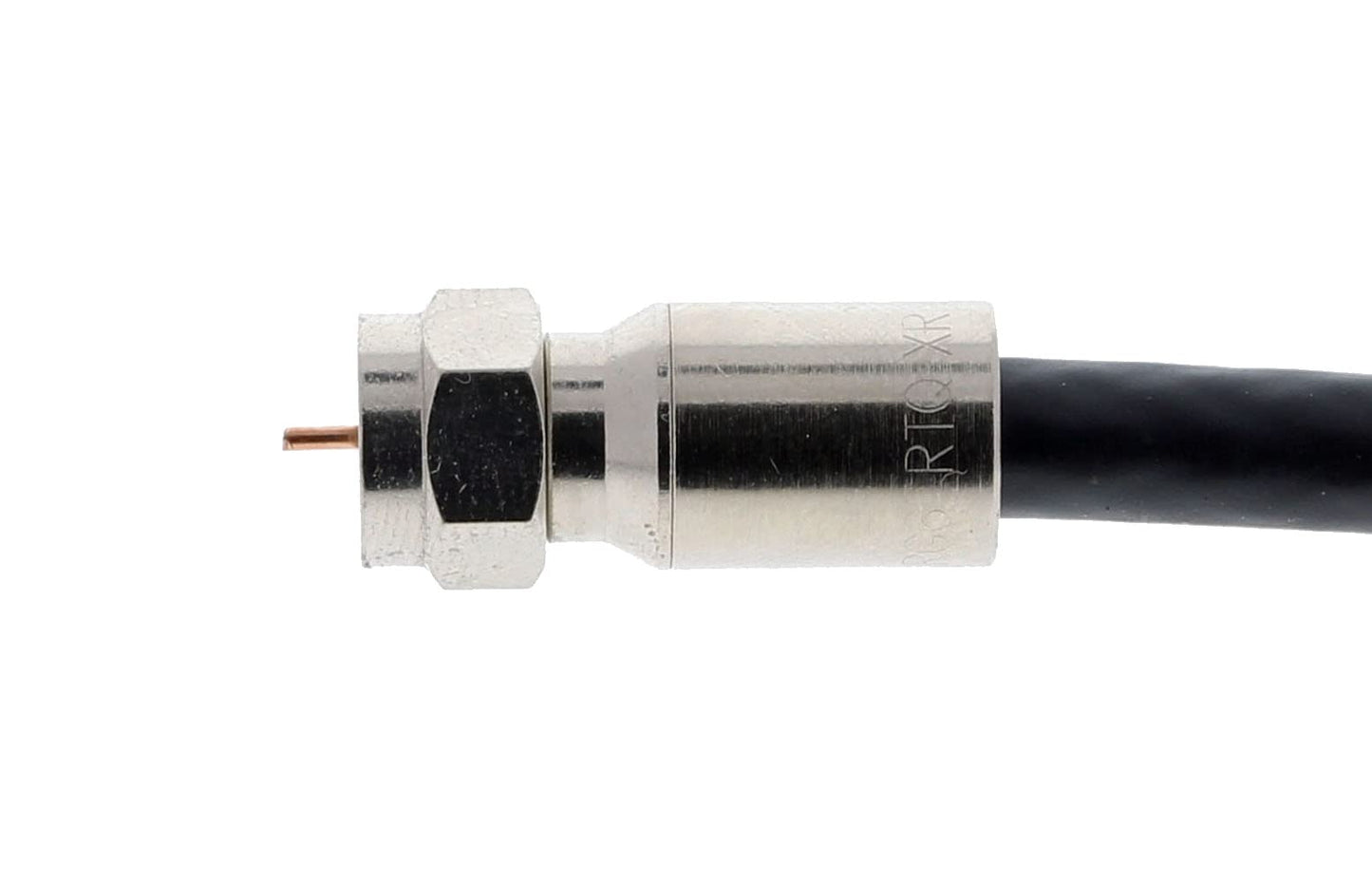 IDEAL INDUSTRIES INC. 92-650 RTQ XR RG-6 F Compression Connectors, Male F Connectors for Cable and Satellite Applications, 50 Connectors, Jar