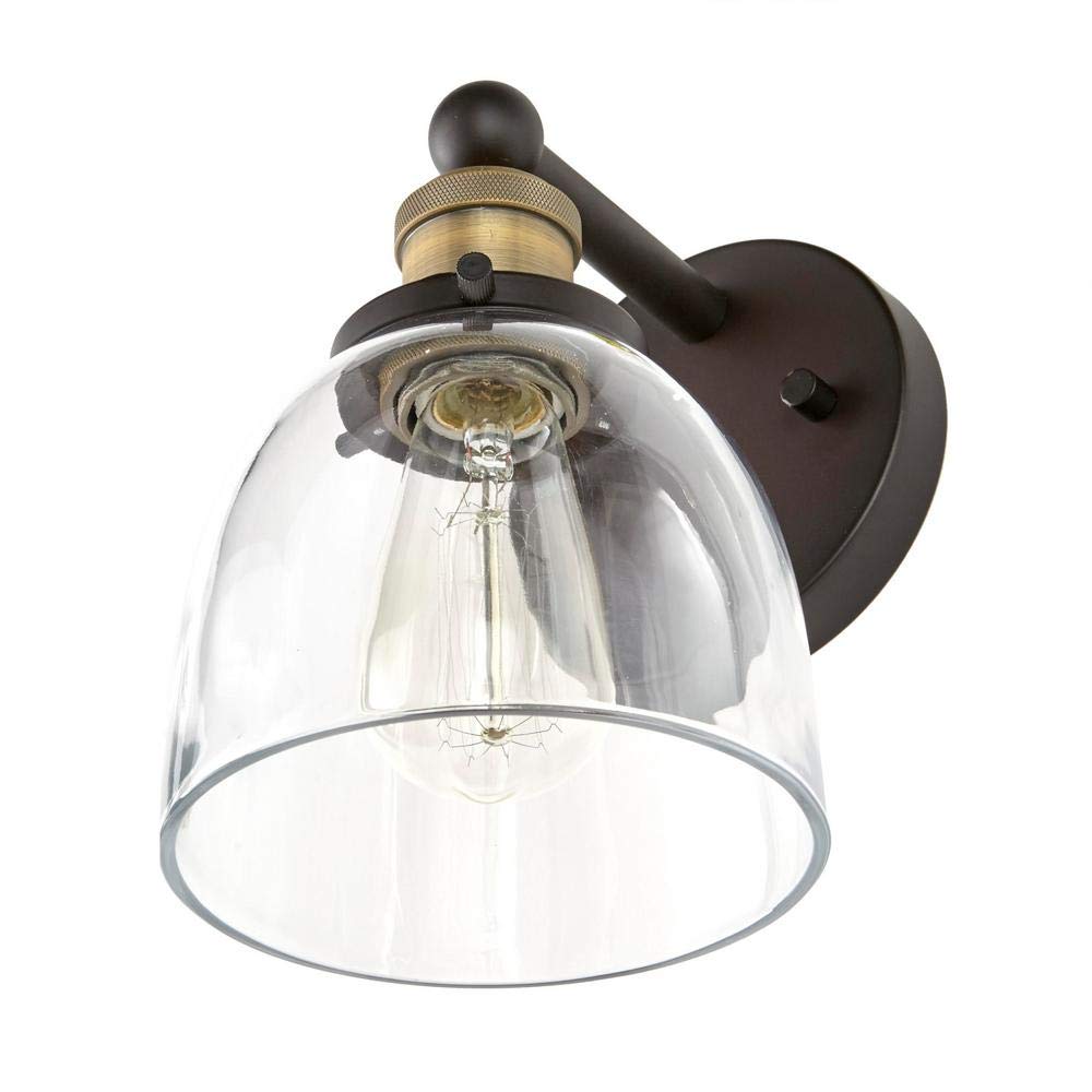 1-Light Artisan Bronze Wall Sconce