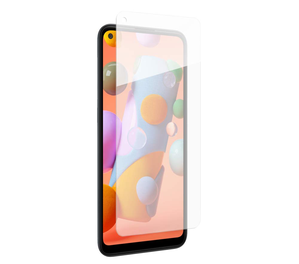 ZAGG Invisible Shield Glass Elite Plus - Screen Protector - Made Samsung Galaxy A11 - Case Friendly - Impact & Scratch Protection, Clear (200105151)