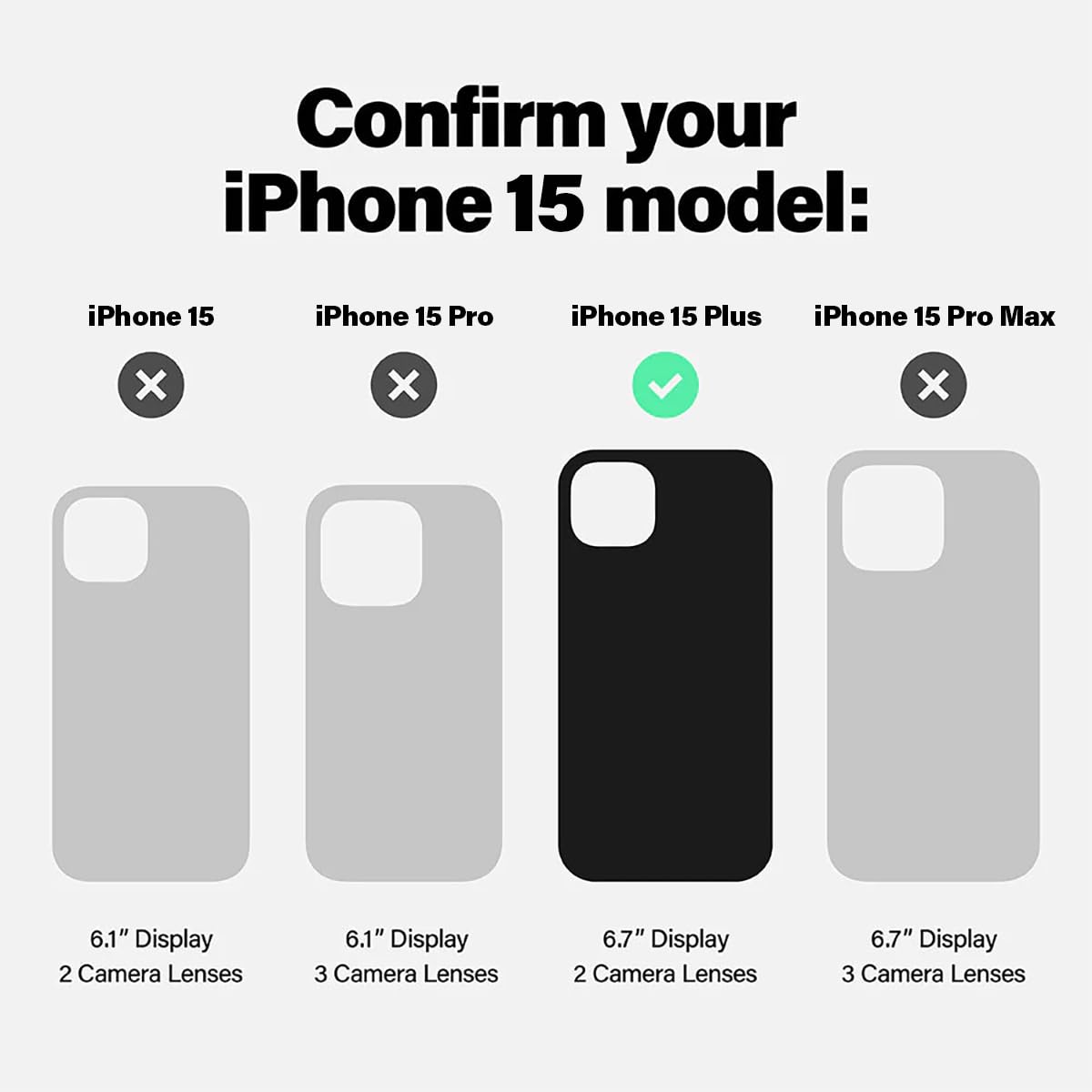 Incipio Cru. Protective Phone Case for iPhone 15 Plus & iPhone 14 Plus - Drop Protection, Wireless & 5G Compatible, Plastic-Free Recycled Packaging & MagSafe Compatible (Brown Faux Leather)