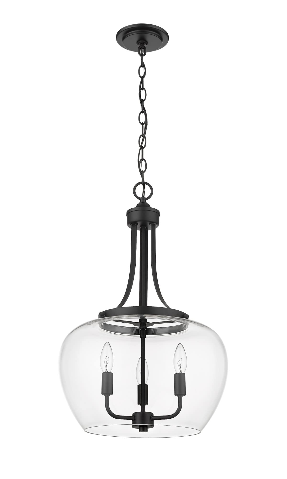 Z-Lite 3 Light Pendant 473P16-MB
