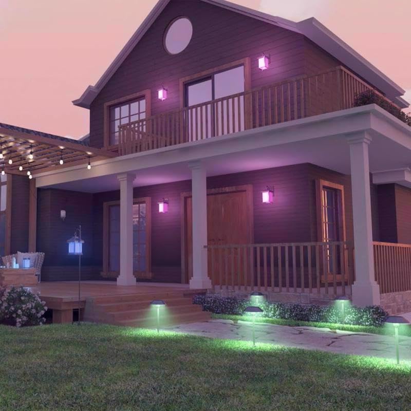 Feit Electric OneSync Bronze Solar Powered 40 W LED Pathway Light 2 pk