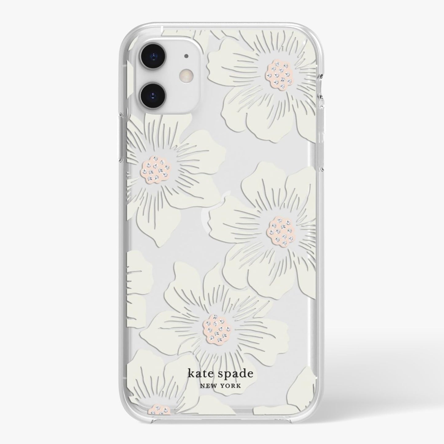kate spade new york iPhone 11 Case/iPhone XR Case, Compatible with Wireless Charging - Multi Floral Rose and Pacific Green