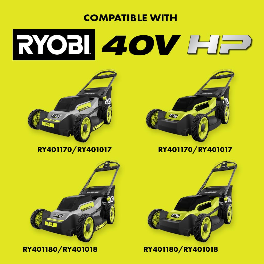 RYOBI AC04029 20" Lawn Mower Replacement Blade, Black