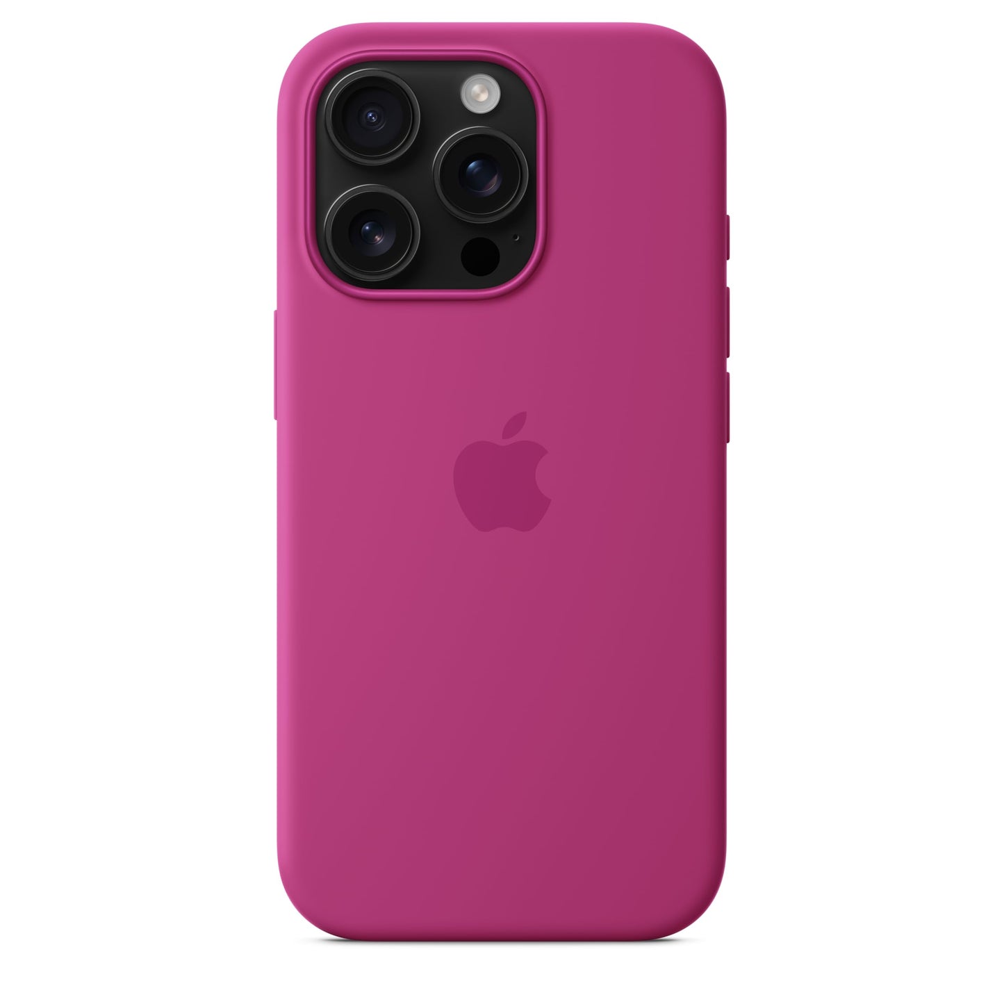 Apple iPhone 16 Pro Silicone Case with MagSafe and Camera Control - Fuchsia