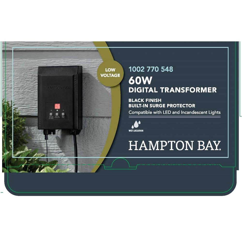 Hampton Bay Low-Voltage 60-Watt Landscape Transformer