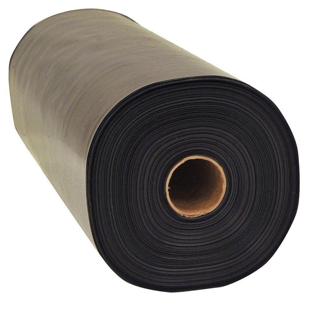 Husky Plastic Sheeting 6 mil x 1 ft. W x 300 ft. L Polyethylene Black