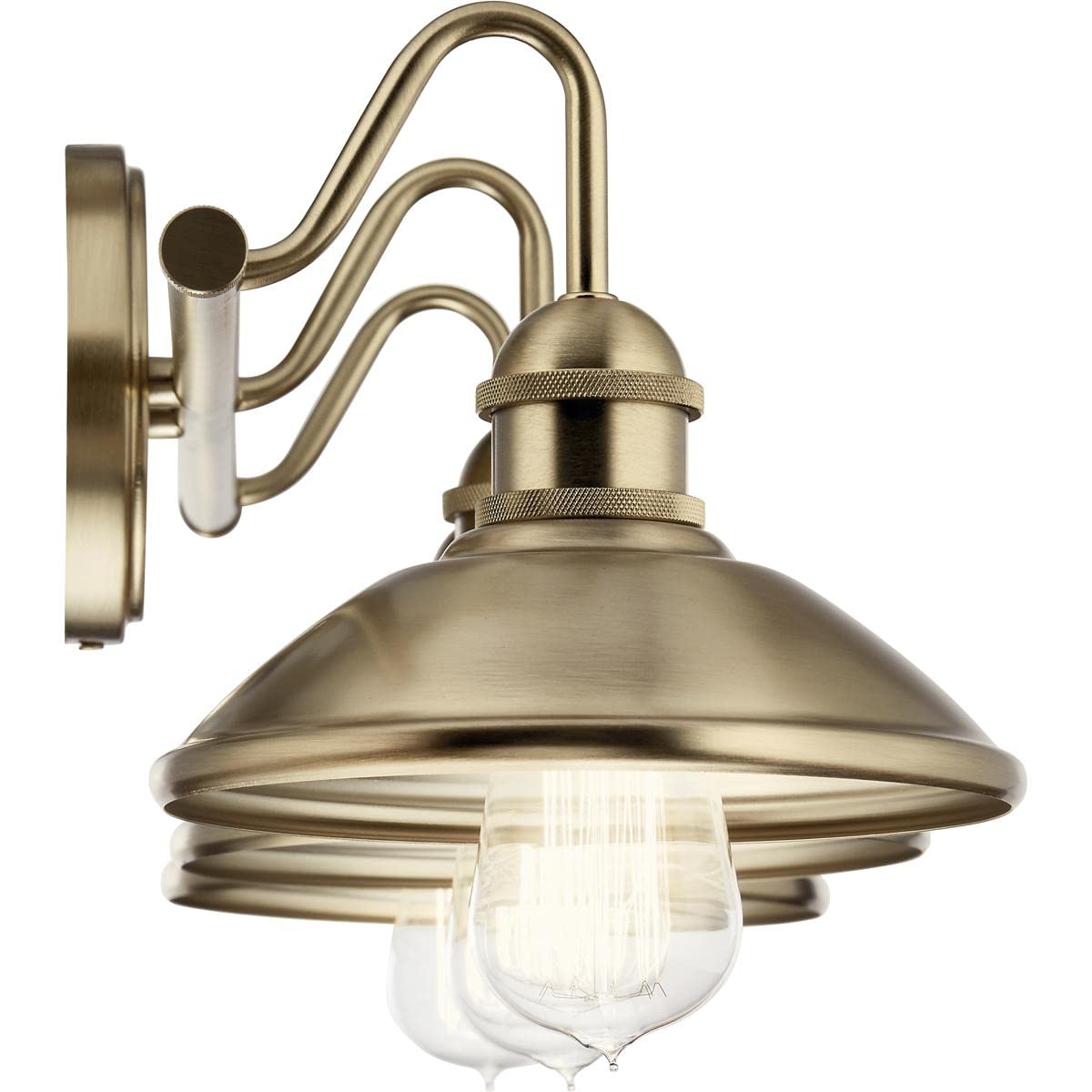 Kichler, Clyde 26.5 inch 3 Light Vanity Light in Champagne Bronze, 45945CPZ