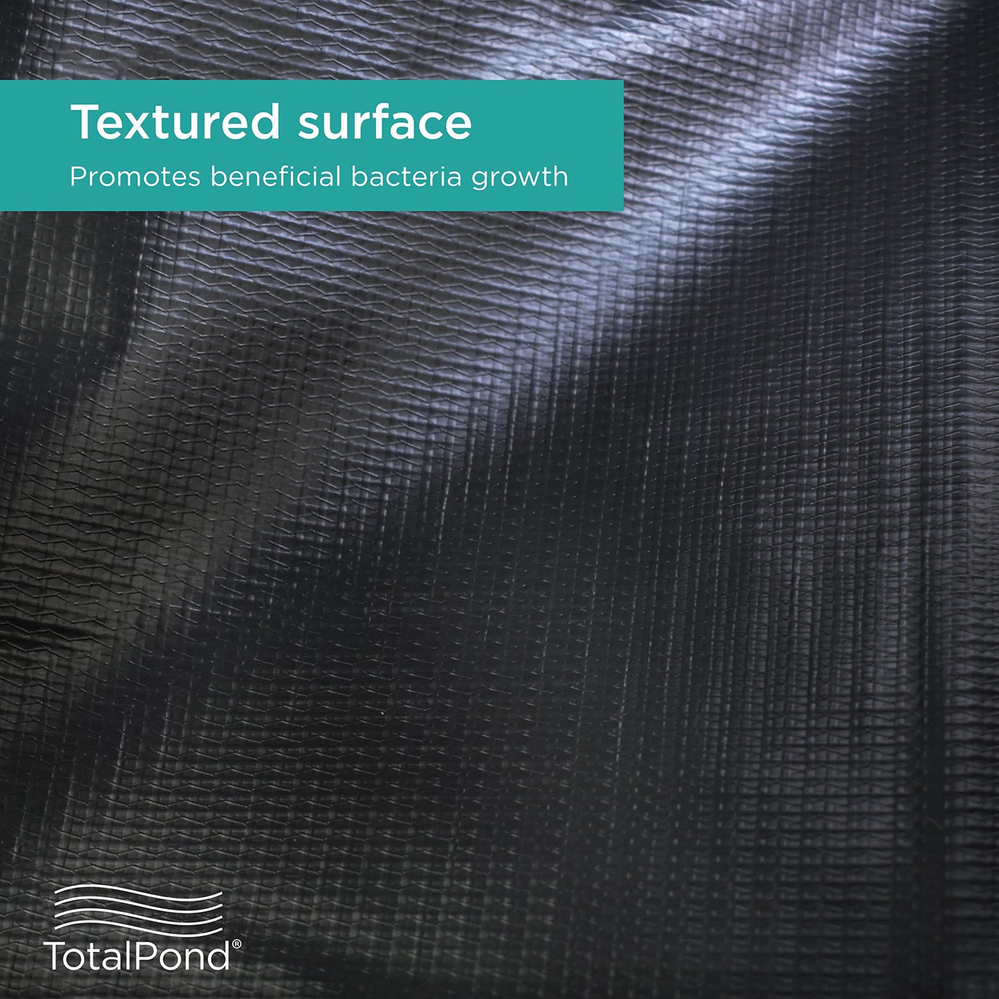 TotalPond 7 x 10 ft. PVC Pond Liner, For Ponds up to 200 Gallons, 14.5 mil, Flexible and Easy to Install, Durable and Strong Reinforced Mesh Weave, UV and Tear Resistant, Multi-Purpose Use, Black