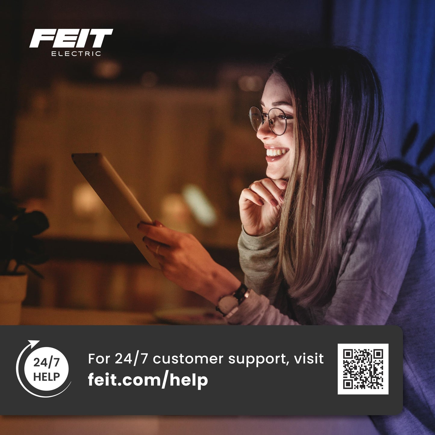 Feit Electric CFL Quad Tube Light Bulb, 300W Equivalent, E26 Base with Mogul Base Adapter, 65-Watt CFL Light Bulb for Residential & Commercial Use, 6500K Daylight, 10,000-Hour Lifespan, PLF65/65/G2