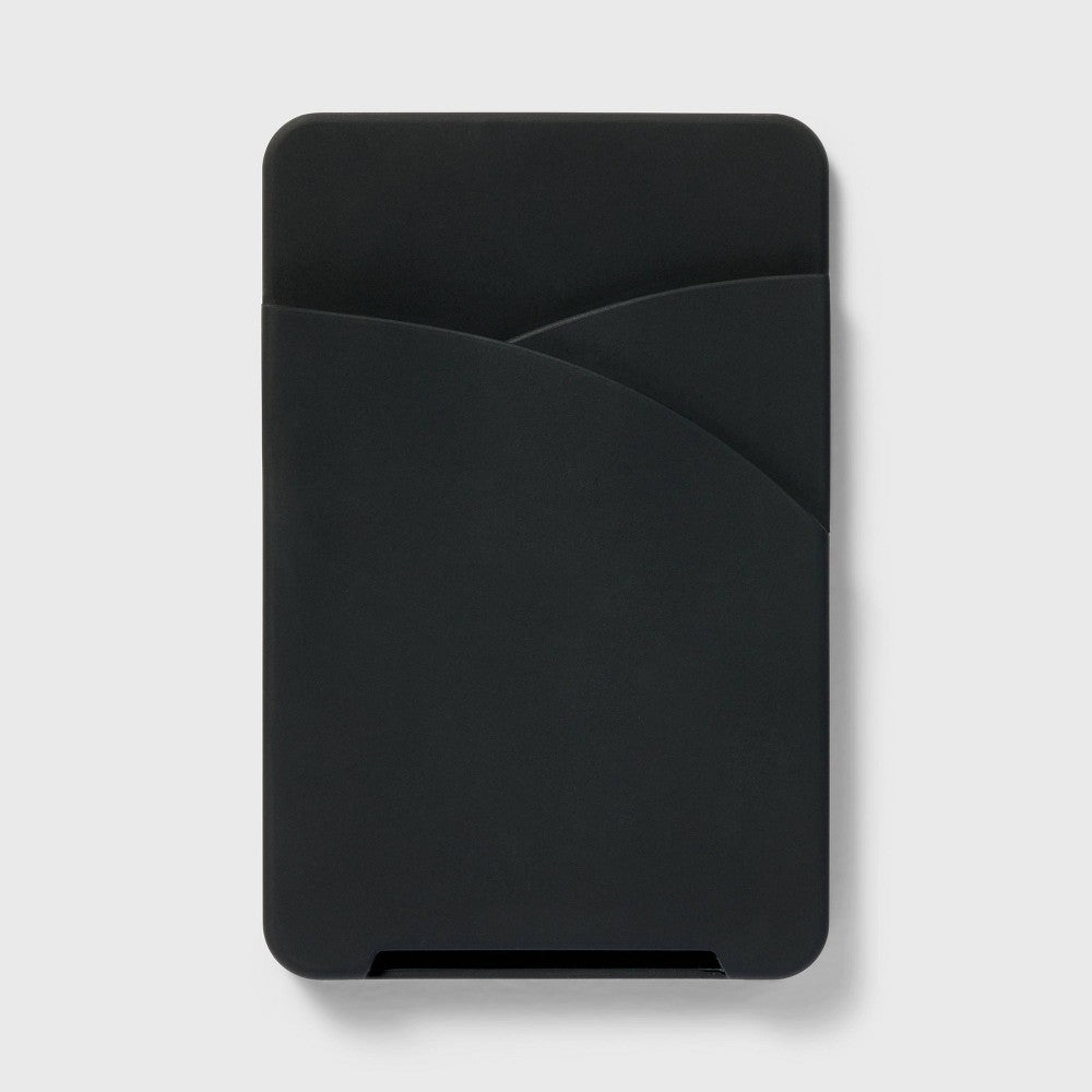 Cell Phone Wallet Pocket with MagSafe - heyday™ Black Silicone