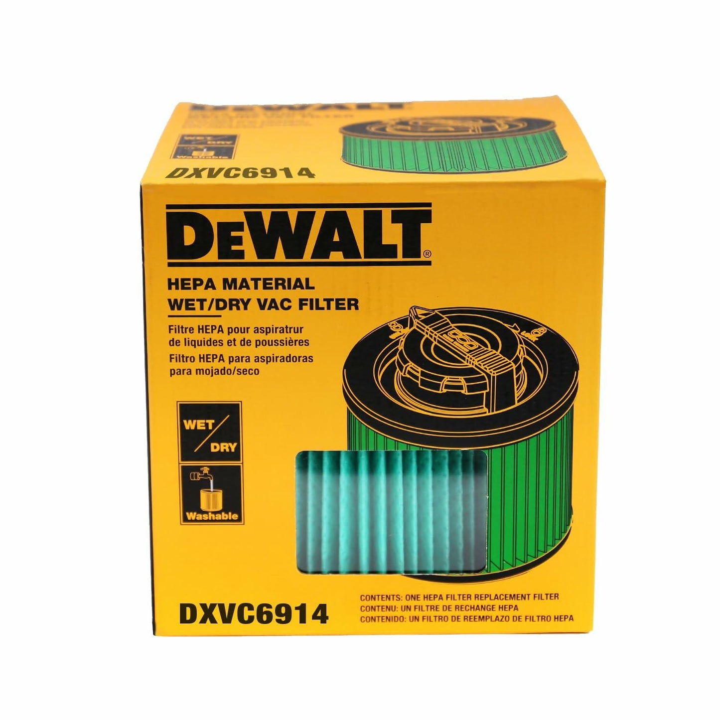 DEWALT DEWALT Filter HEPA 6 16 Gallon