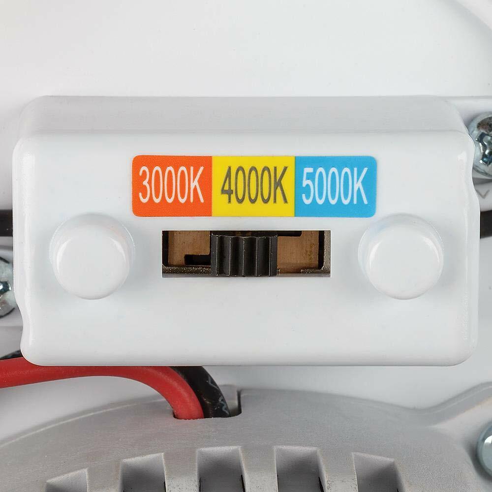 Hampton Bay 12 in. Diamond Design 3000K 4000K 5000K Selectable LED Flush Mount Ceiling Light