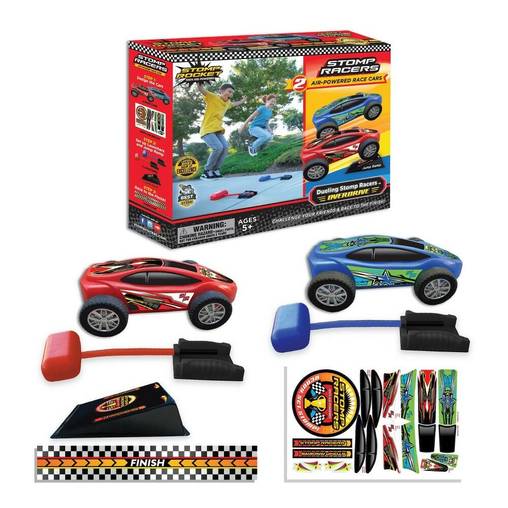 Stomp Rocket Dueling Stomp Racers Overdrive - 11pc