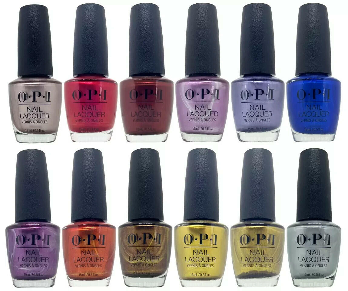 LOT OF 10 - OPI Nail Lacquer Polish 0.5oz - Assorted No Repeated Colors - NEW