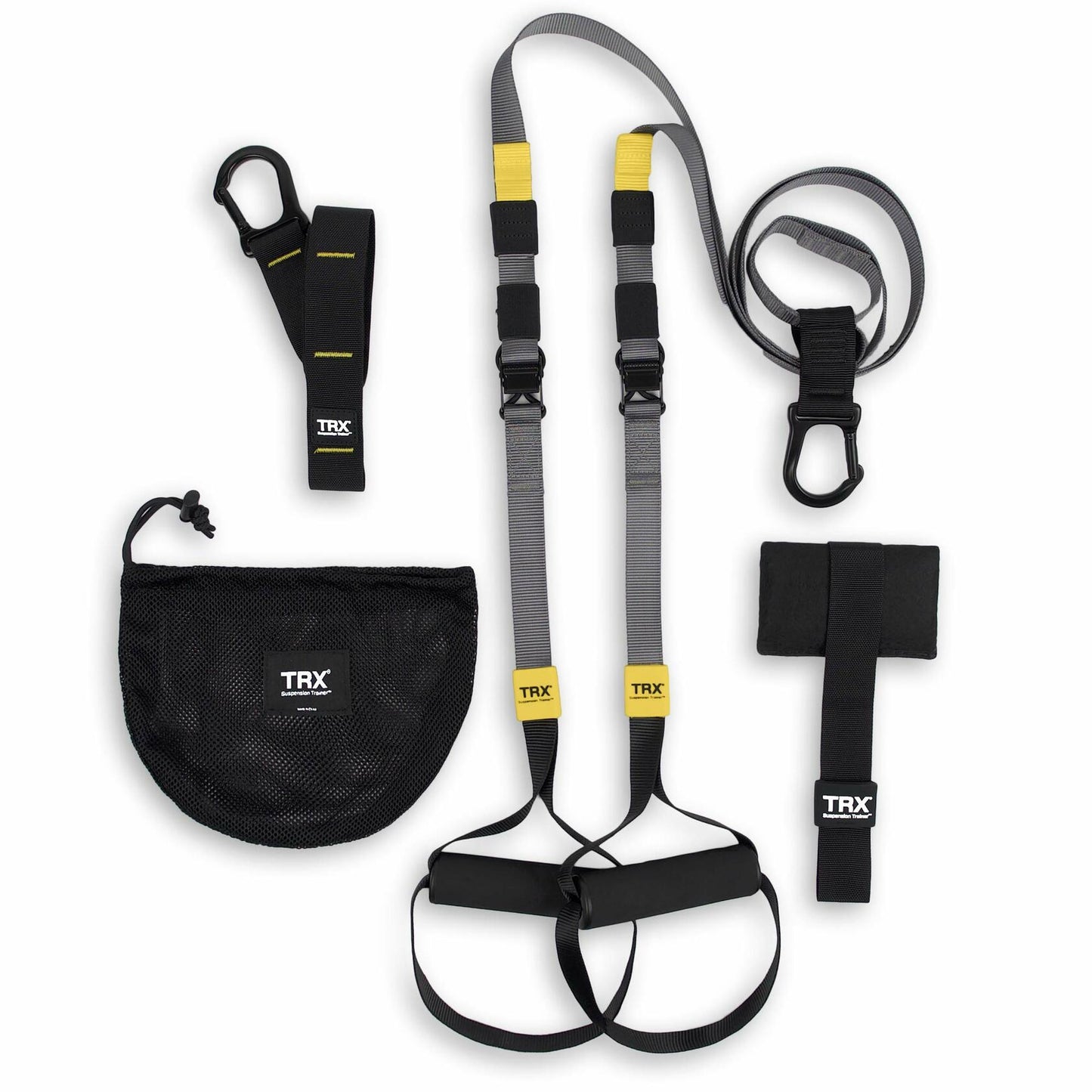 TRX FIT Suspension Training: Bodyweight Fitness Resistance Training | Fitness for All Levels & All Goals for Total Body Workouts for Home & Travel | Lightweight & Portable | Workout Poster Included