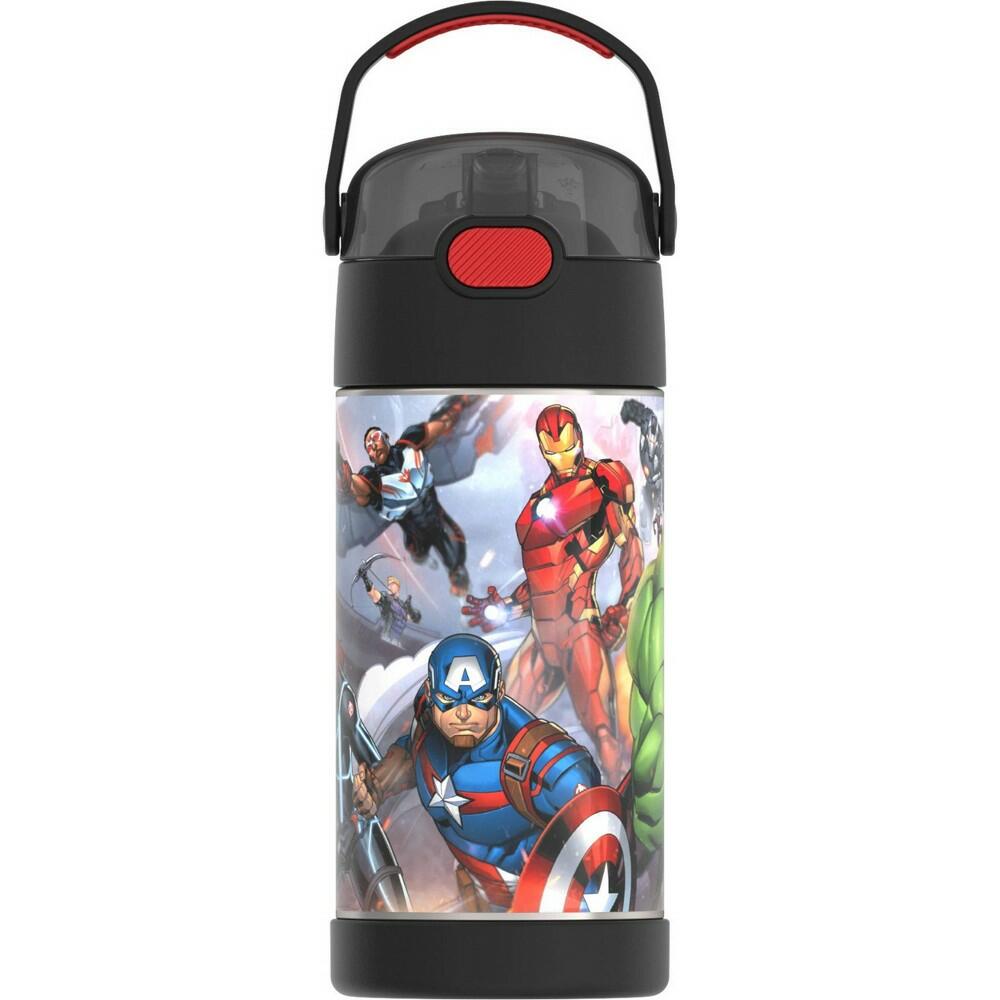 Thermos Kids 12oz Stainless Steel FUNtainer Water Bottle with Bail Handle AVENGERS