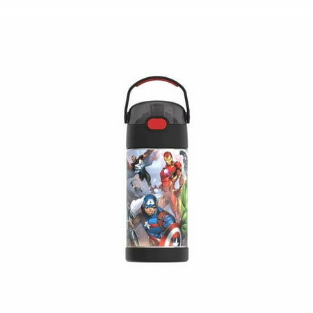 Thermos Kids 12oz Stainless Steel FUNtainer Water Bottle with Bail Handle AVENGERS