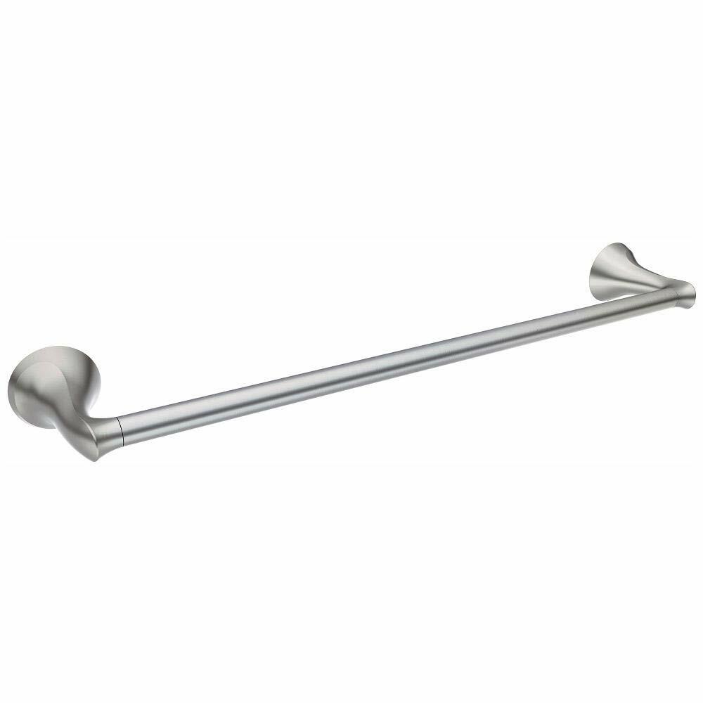 Moen Darcy 24 in. Towel Bar with Press and Mark in Brushed Nickel
