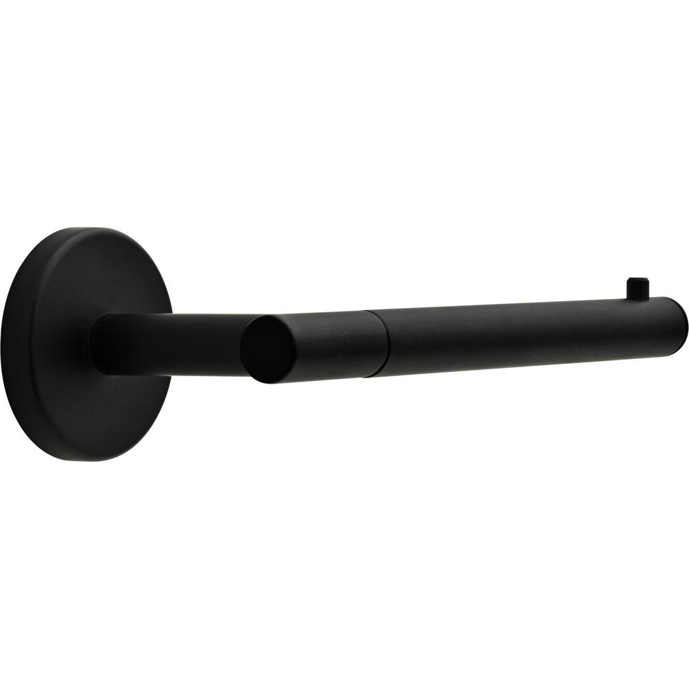 Delta Lyndall Matte Black Toilet Paper Holder