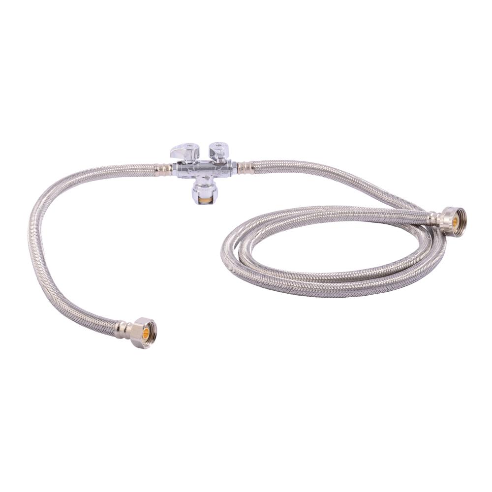 Cash Acme & Sharkbite 26039 30 in. Dual Shut Off Line Valve Kit