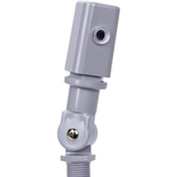 Intermatic NIGHTFOX 1,000-Watt LED/Incandescent Stem and Swivel Electronic Photocontrol, Gray
