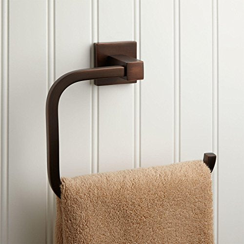 Signature Hardware 317846 Ultra 6-1/2" Wall Mounted Towel Ring
