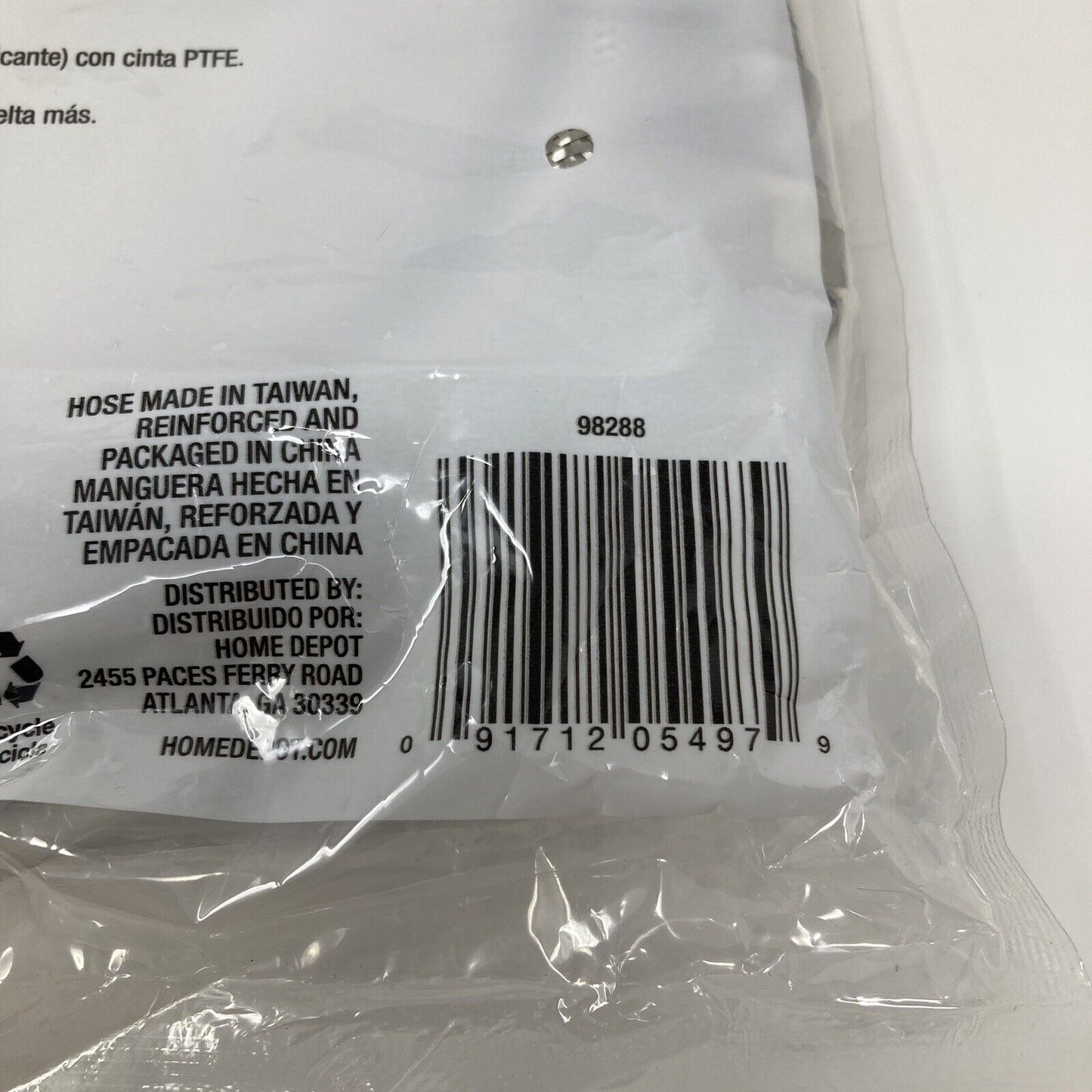 Everbilt 3/8 in. COMP X 3/8 in. COMP X 96 in. Universal Stainless Steel Dishwash