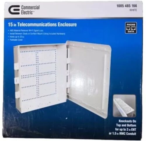 Commercial Electric 15 in. Telecommunication Enclosure New and Sealed