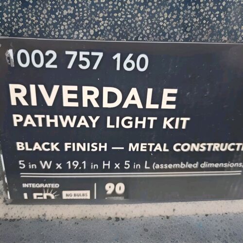 Hampton Bay Black Low Volt LED Landscape Path Light Kit 6 Lights +Power & Wire