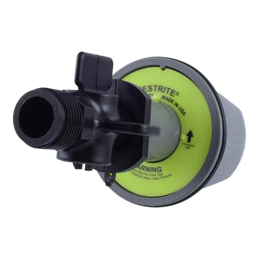 HOLDRITE Testrite 2 in. PVC Schedule 40 Test Plug with Valve Fitting, Gray