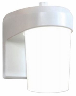 Halo FE08A40FDW LED Entry & Patio Light, White, 900 Lumens, 120-Volt -