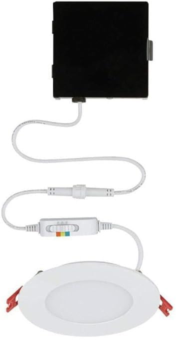 Ultra Slim High Lumen 4 in. New Construction and Remodel Color Selectable Canless LED Recessed Kit