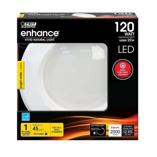 LED DWNLGHT DL 5-6" 120W