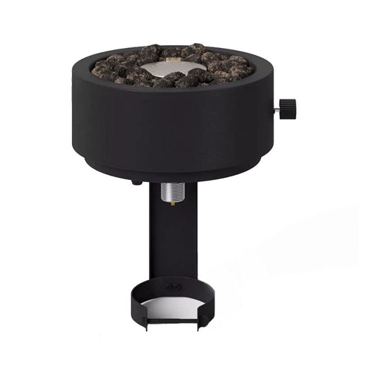 Project 62 10" Round Metal Outdoor LP Tabletop Fire Pit - Black
