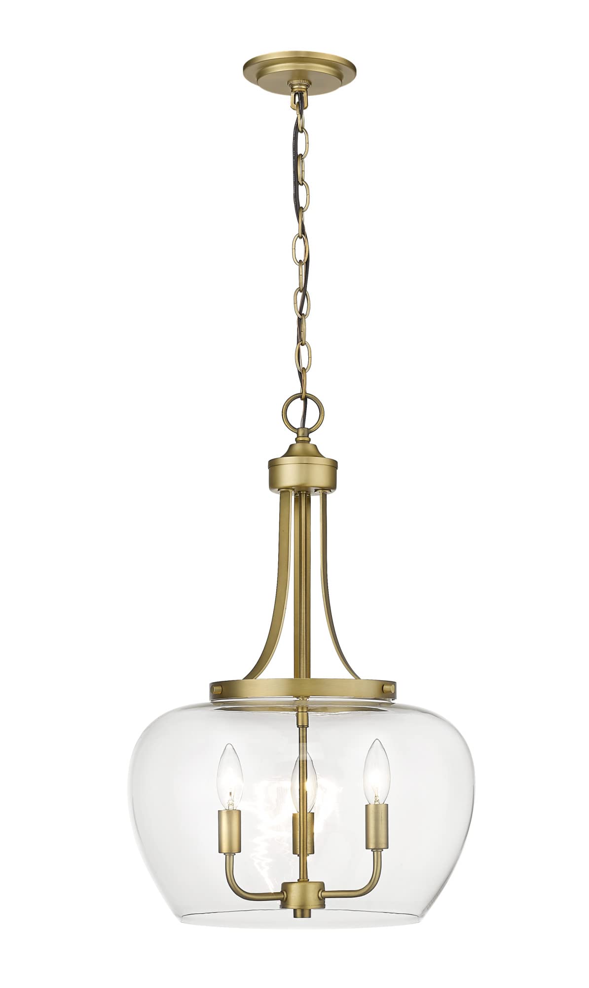 Z-Lite 3 Light Pendant 473P16-MB