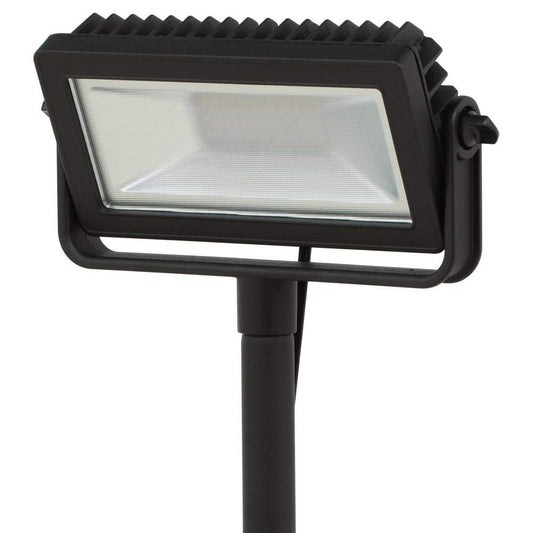 HB-101 Hampton Bay Low Voltage Black Outdoor Integrated LED Landscape Flood Light with 3 Levels of Intensity