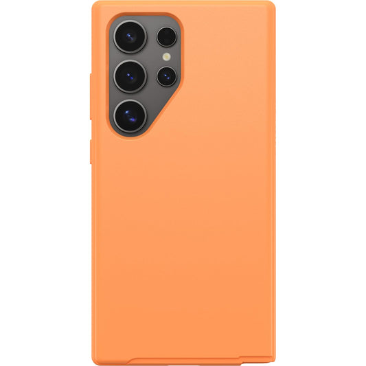 OtterBox Samsung Galaxy S24 Ultra Symmetry Series Case - Sunstone (Orange), Ultra-Sleek, Wireless Charging Compatible, Raised Edges Protect Camera & Screen
