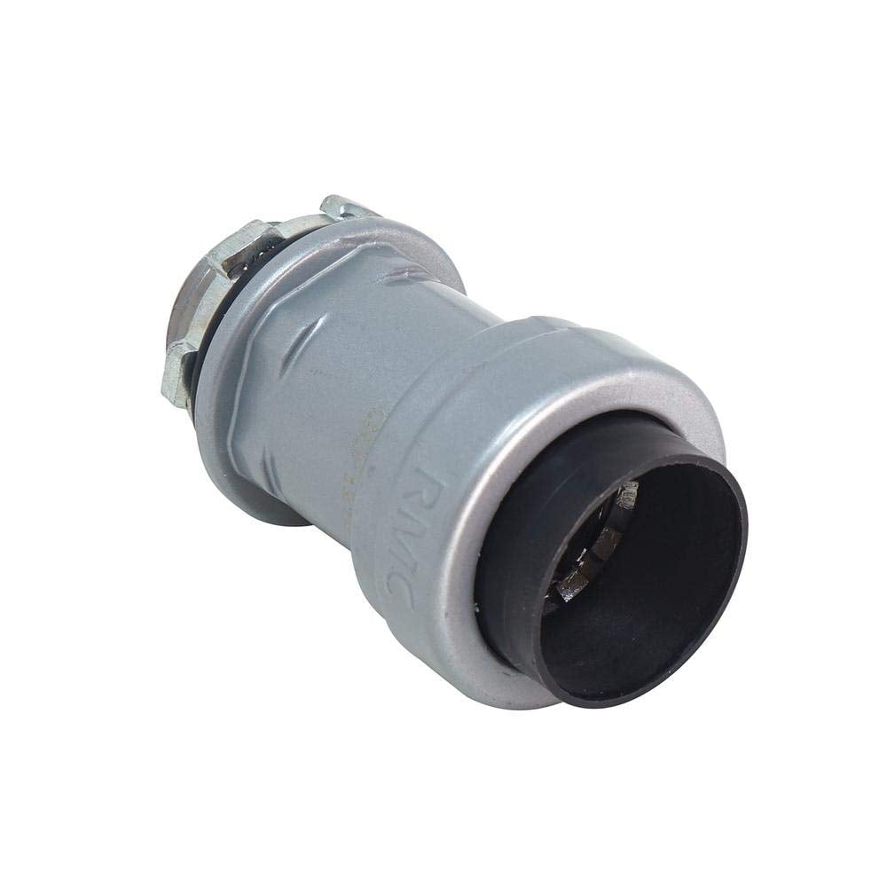 Southwire R-BC-150 1-1/2" Rigid & IMC Push Install RMC Box Connector, Gray