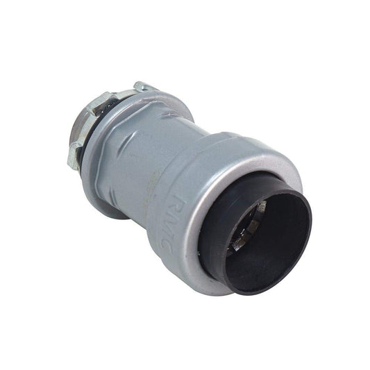 Southwire R-BC-150 1-1/2" Rigid & IMC Push Install RMC Box Connector, Gray