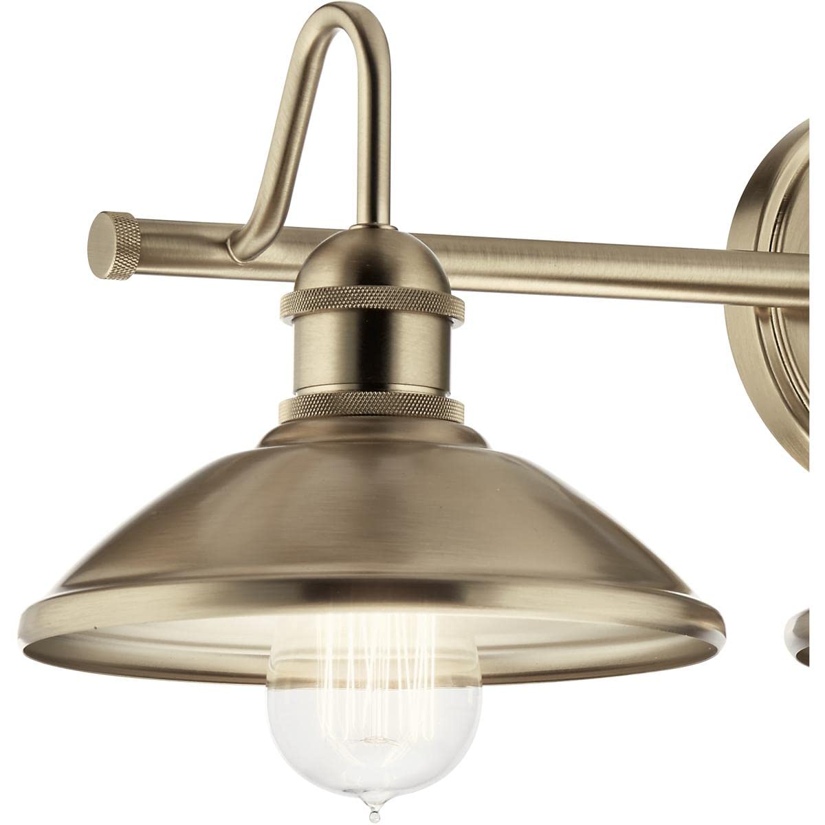Kichler, Clyde 26.5 inch 3 Light Vanity Light in Champagne Bronze, 45945CPZ