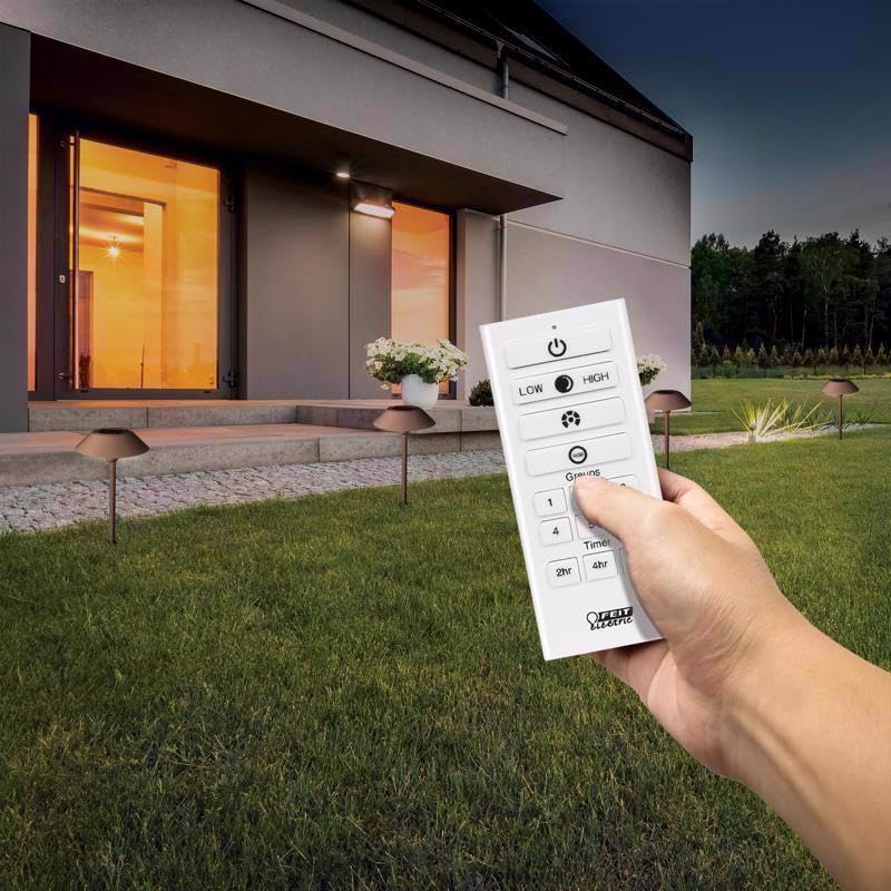Feit Electric OneSync Bronze Solar Powered 40 W LED Pathway Light 2 pk