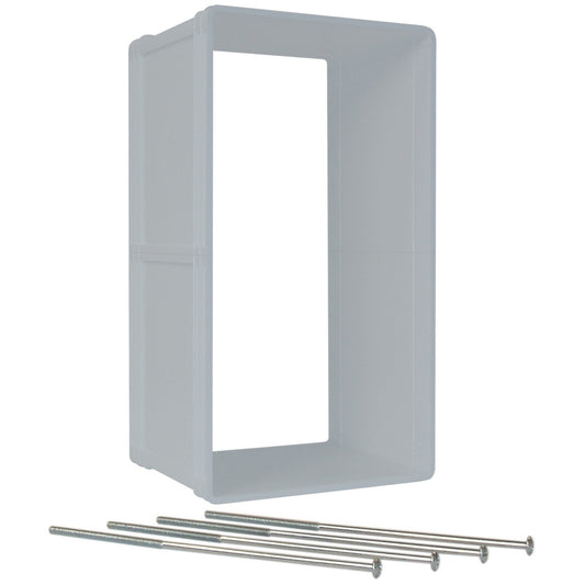 Ideal Pet Products Designer Series Ruff-Weather Pet Door Wall Installation Kit, Medium, 7.25” x 13” Flap Size (Pet Door Sold Separately)