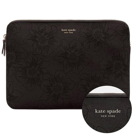 kate spade new york Slim Padded Laptop Sleeve 13 Inch - Reverse Hollyhock Matte - for 13 inch MacBook Pro M3 Max/M3 Pro/M3/M2 Max/M2 Pro/M2/M1 Max/M1 Pro/M1